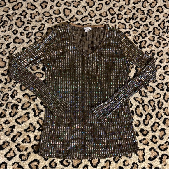 Y2K sequin shirt - Picture 1 of 3
